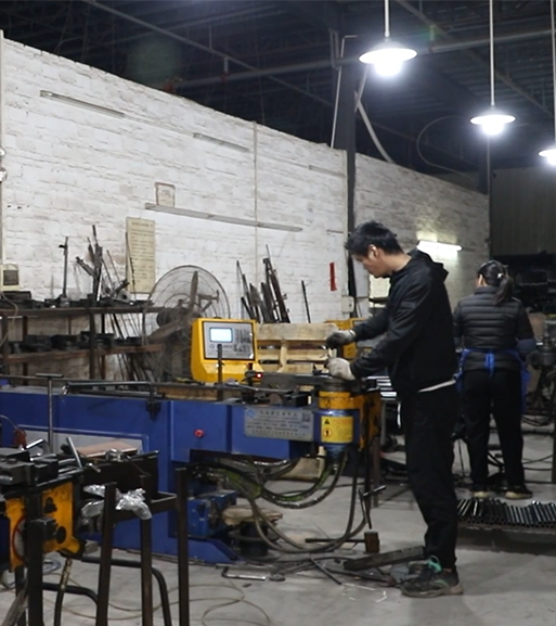 Foshan furniture factory workshop showing production and assembly capacity.